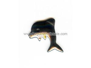 Hematite Charms Dolphin